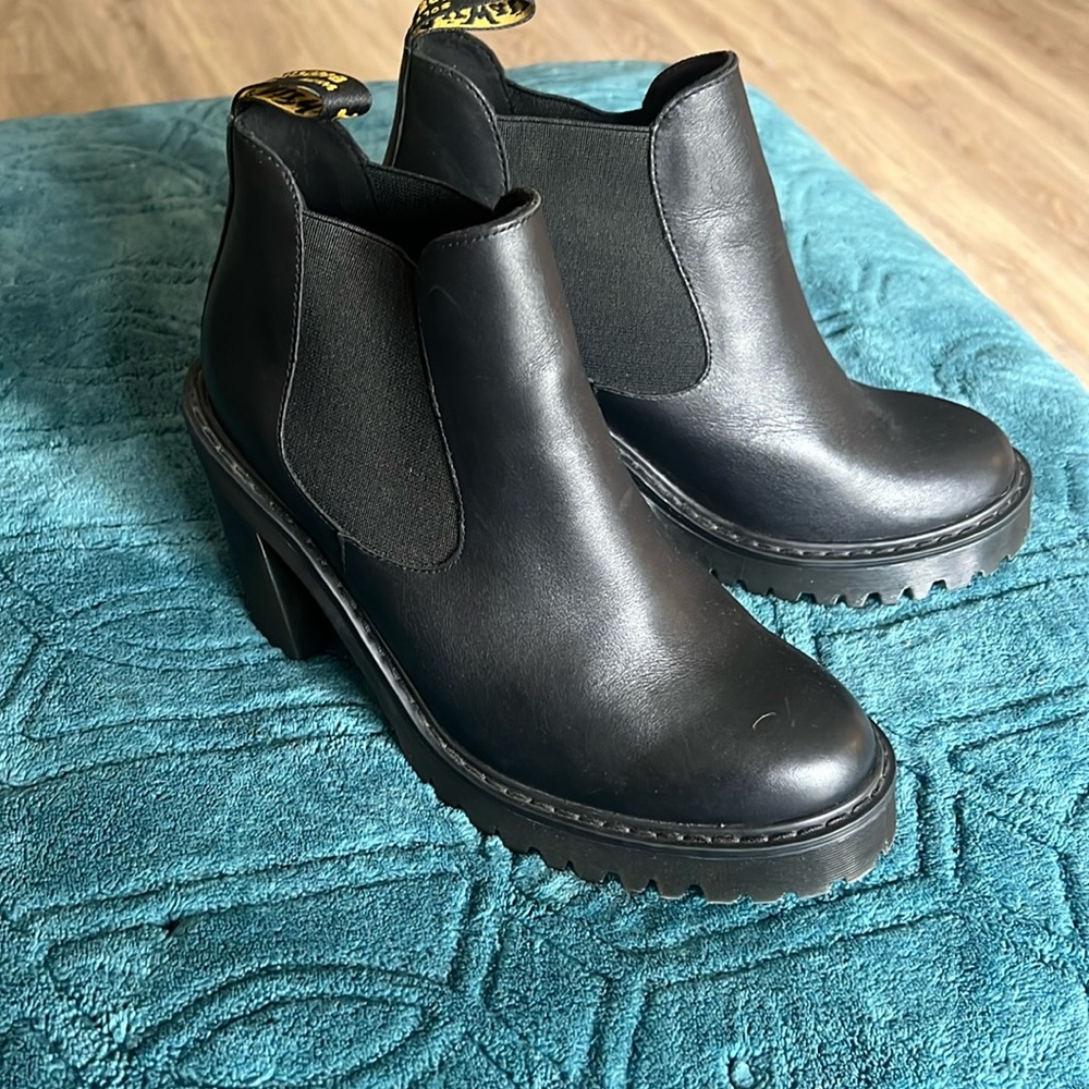 Dr. Martens Black Chelsea Ankle Boots